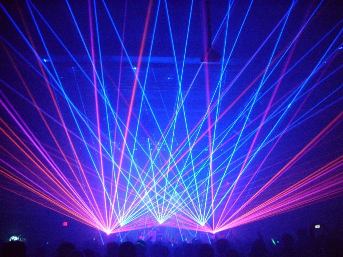Laser background