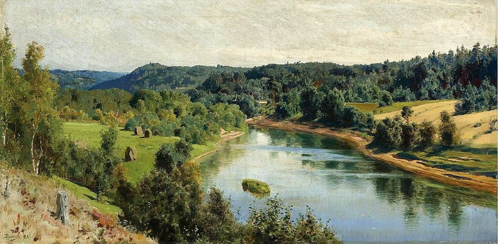 Река Оять, 1883 г.