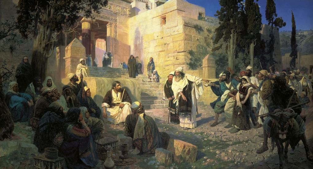 Христос и грешница, 1888 г.