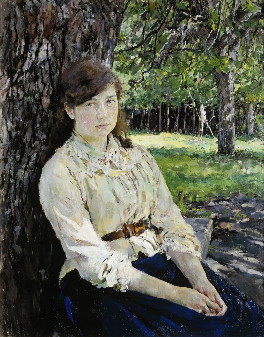 Девушка, освещенная солнцем. Портрет М.Я. Симонович. 1888