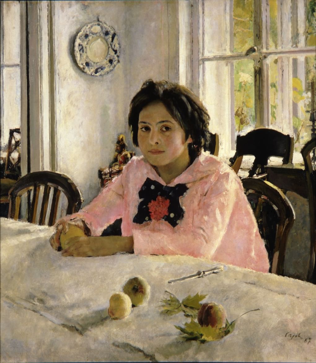 Девочка с персиками. 1887