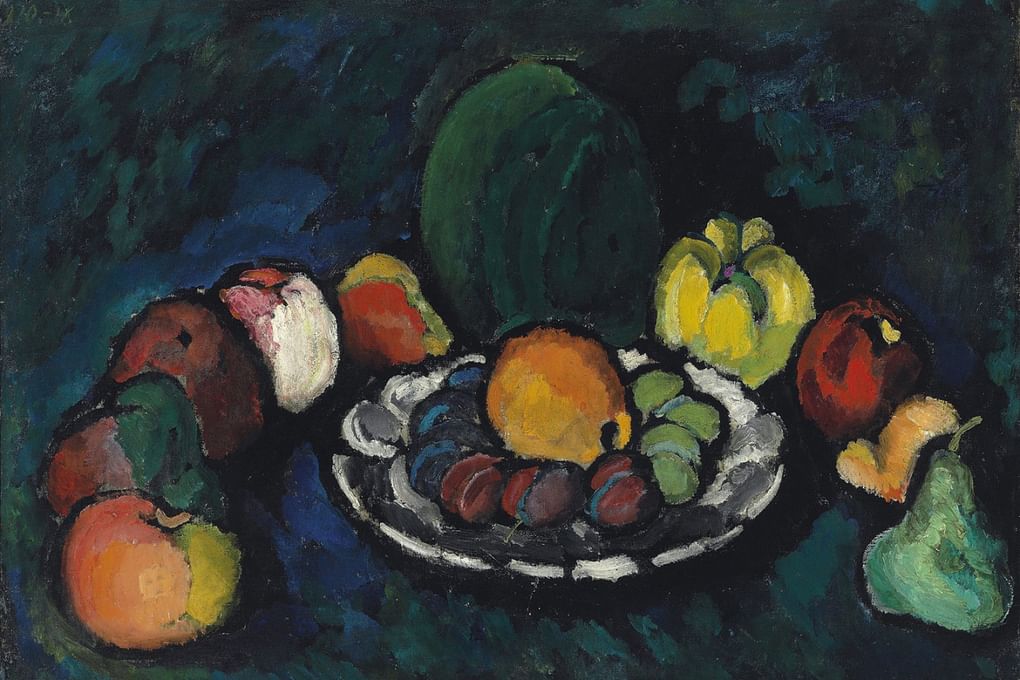«Натюрморт с фруктами». Илья Машков. 1910 г.