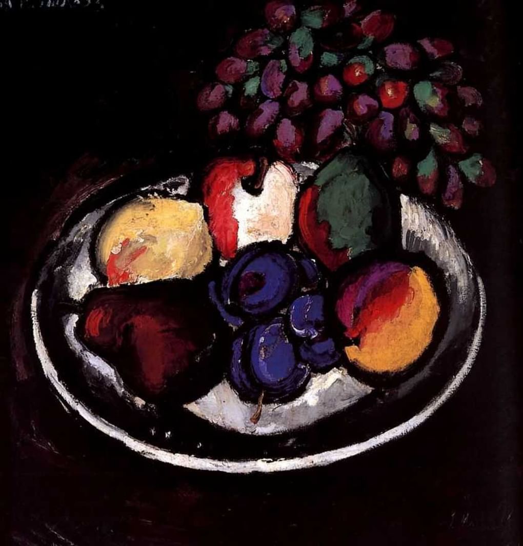 Илья Машков. Натюрморт с фруктами. 1910