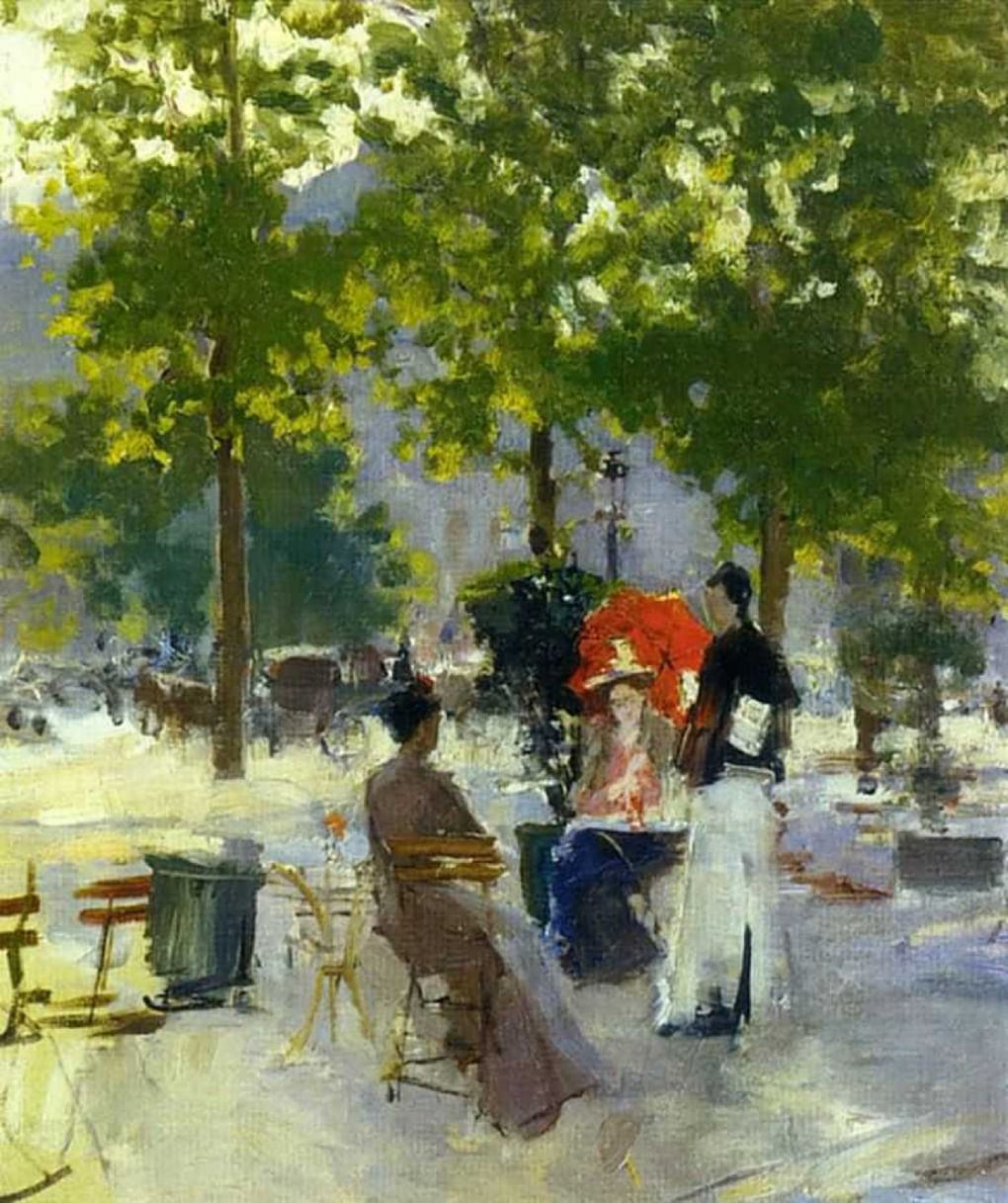 Константин Коровин. Парижское кафе. 1890-е