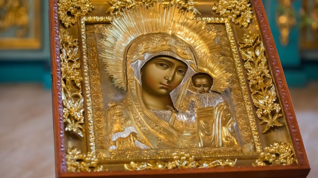 Казанская икона Божией Матери впервые явила свой образ ребенку