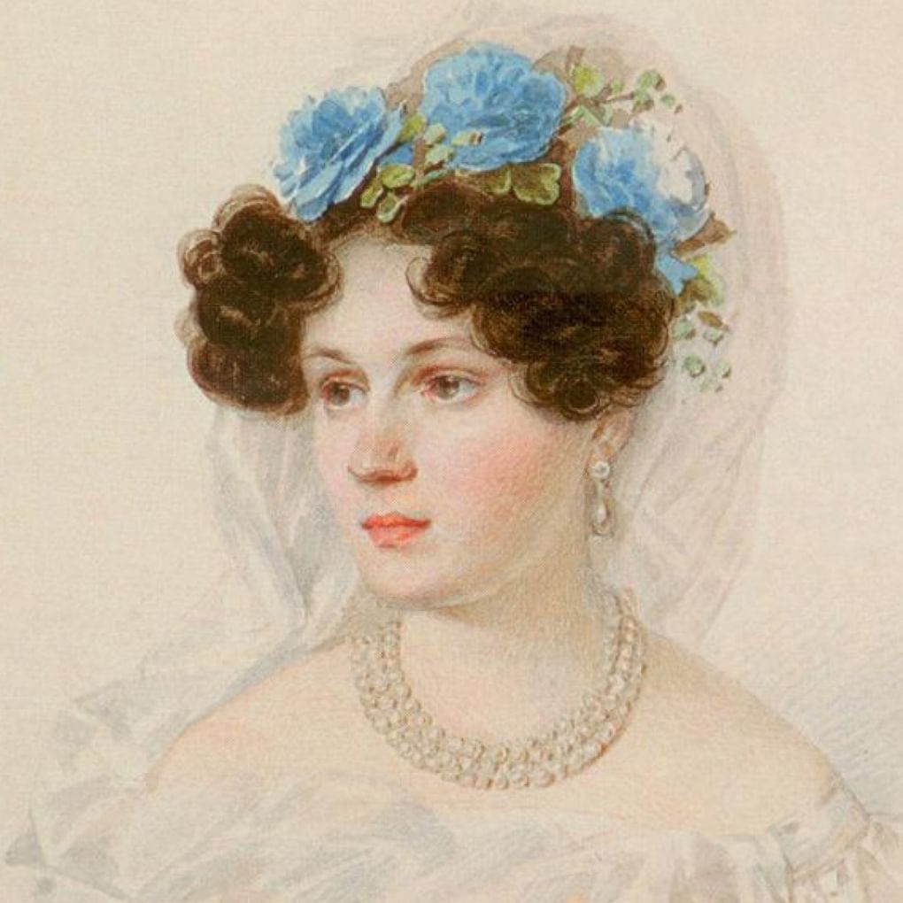 П. Соколов. Портрет княгини Аделаиды Голицыной. 1821