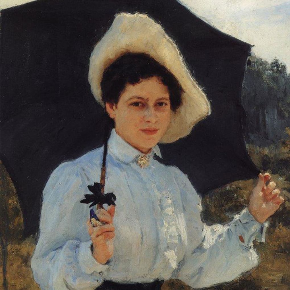 И. Репин. На солнце (Портрет дочери художника). 1900. Третьяковская галерея