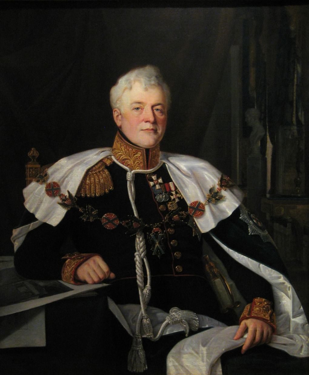 Дмитрий Владимирович Голицын. Худ. Франц Рисс, 1835