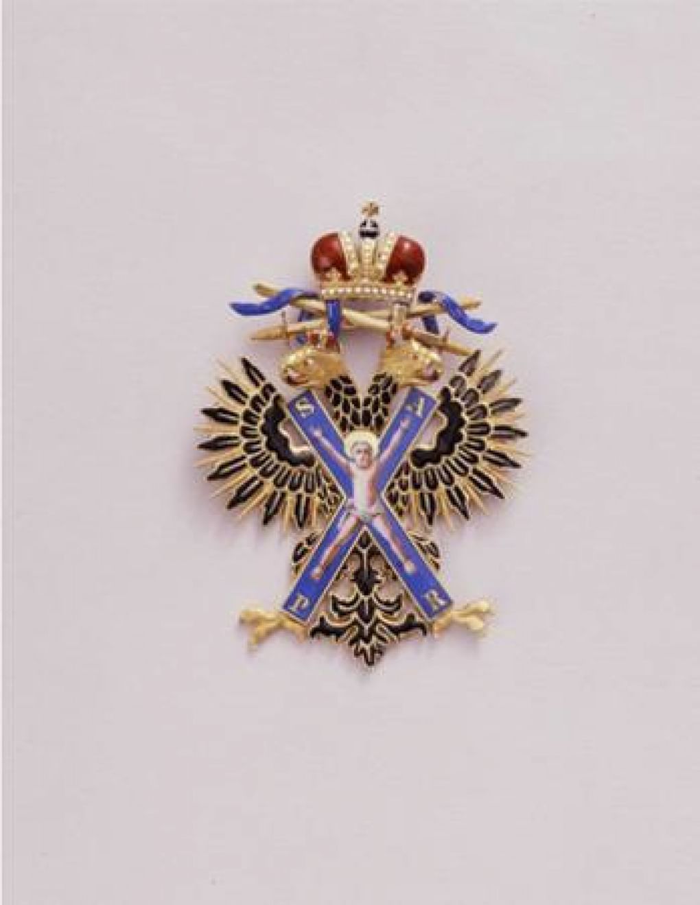 Знак ордена Святого Андрея Первозванного с мечами. Кремль, XIX век