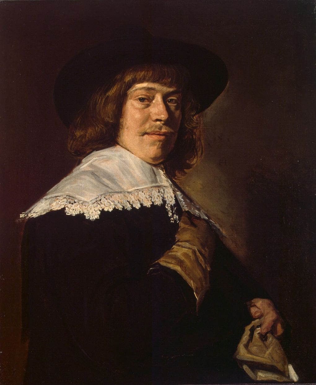 Ф. Халс. Портрет молодого человека с перчаткой в руке