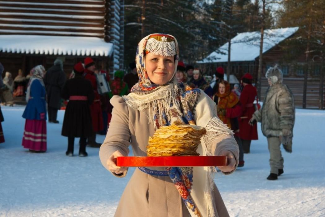 Масленица Витославлицы блины