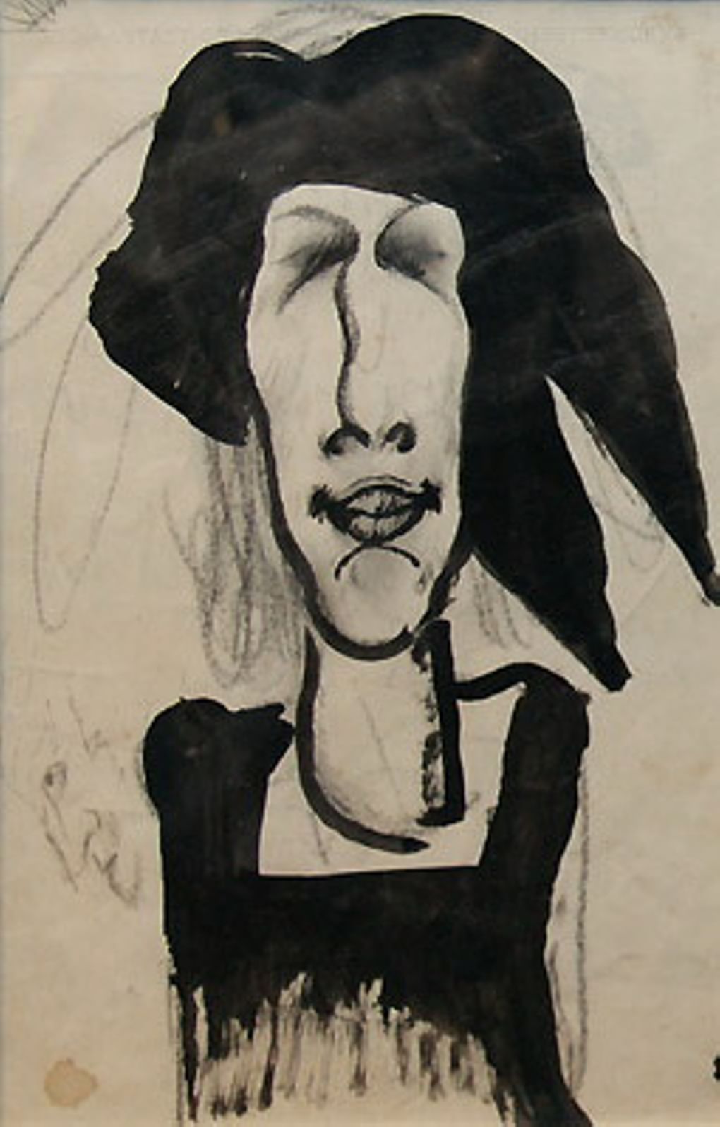 Паллада Богданова-Бельская. Неизвестный художник. 1910. Музей Ахматовой в Фонтанном доме