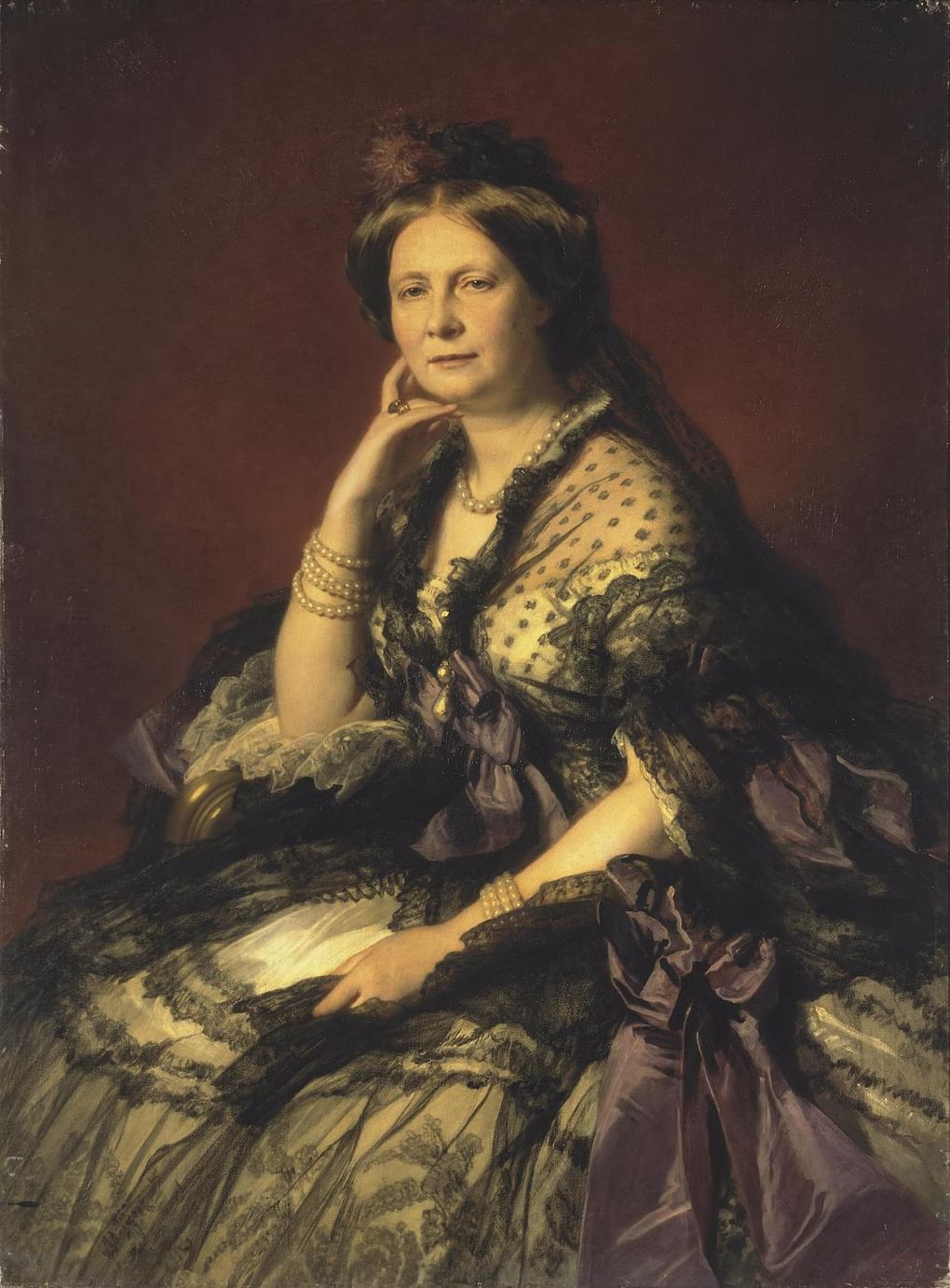 Франсуа Ксавье Винтерхальтер. Портрет великой княгини Елены Павловны. 1862. Эрмитаж