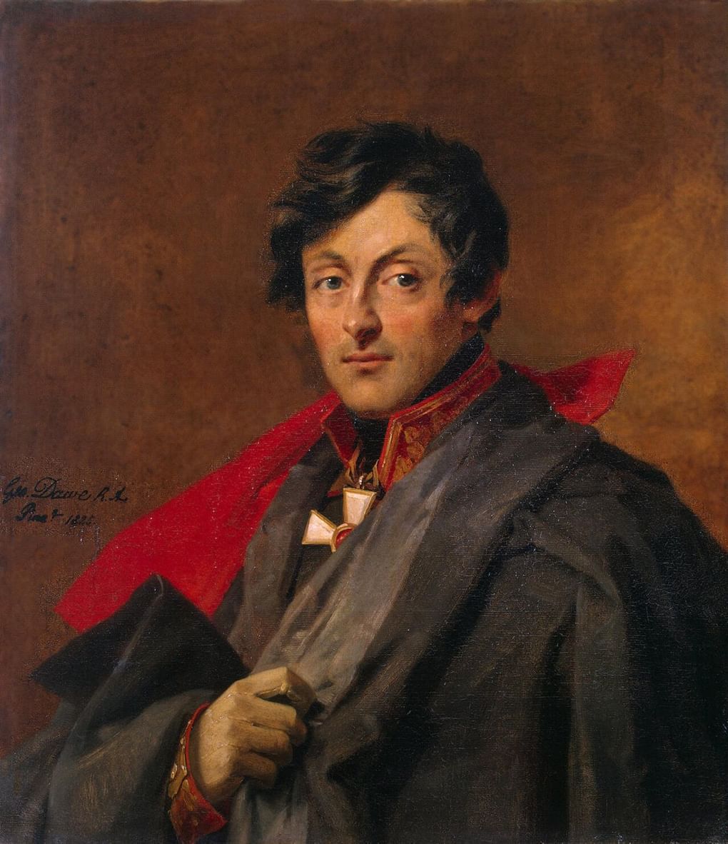 Джордж Доу. Портрет графа А.И. Остермана-Толстого. 1825. Эрмитаж