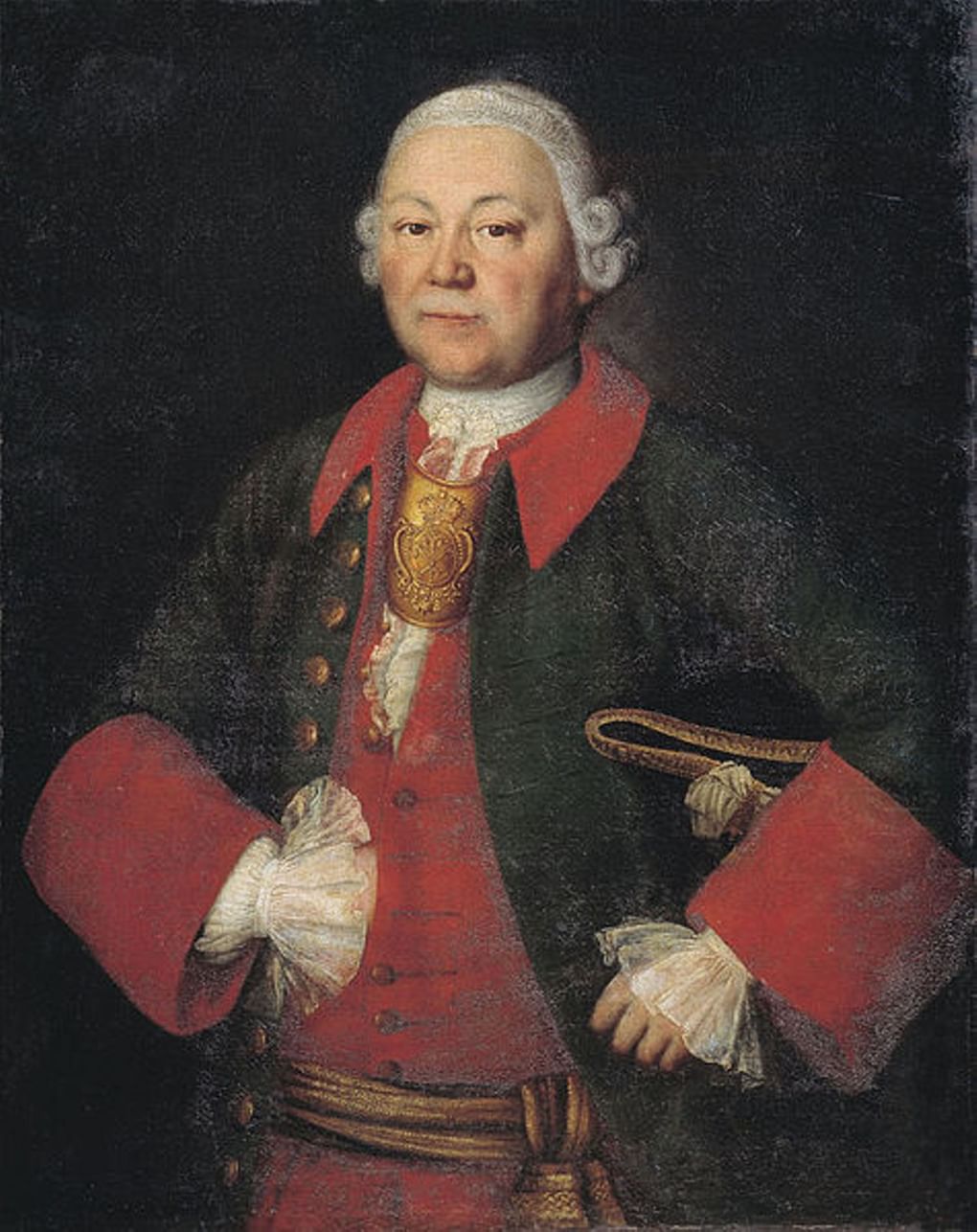 Мина Колокольников. Портрет князя И. Мещерского. 1756