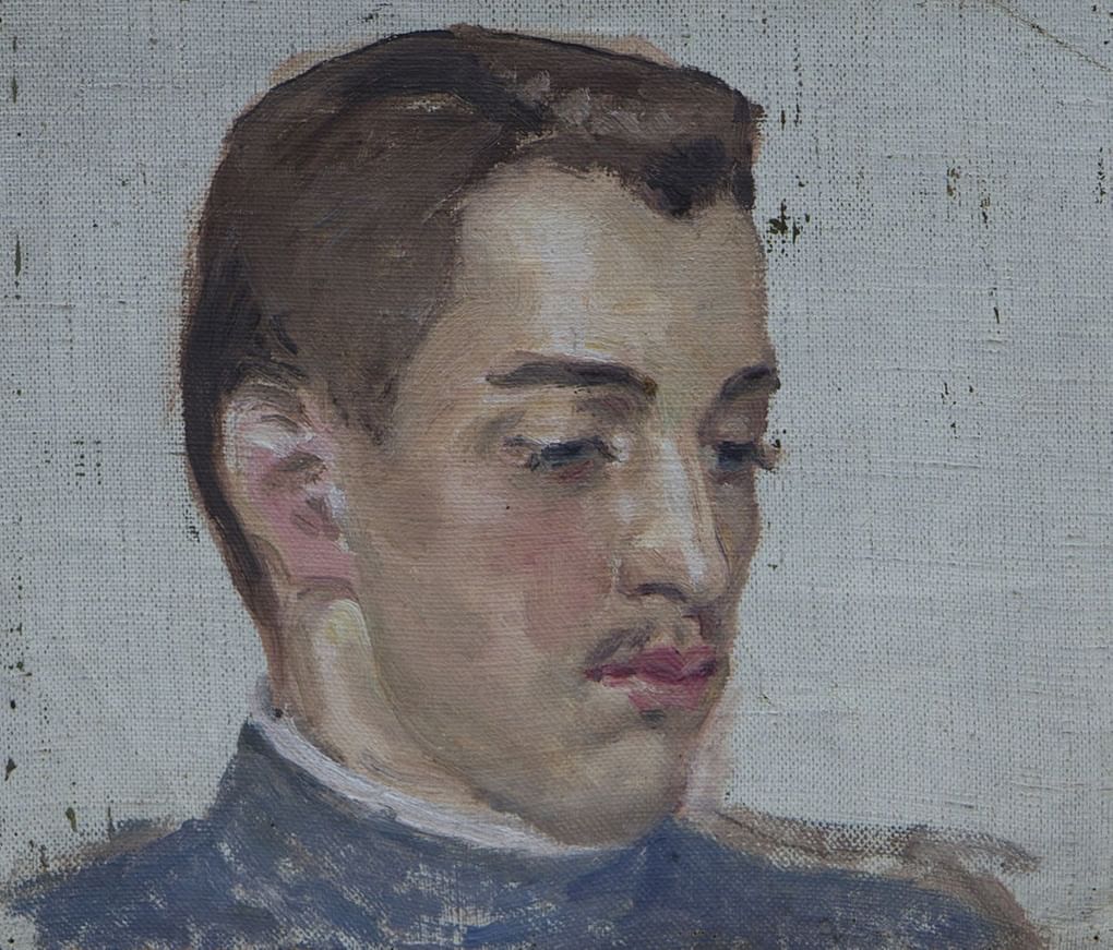 Петр Коржев. Портрет сына (Михаил Коржев). 1914