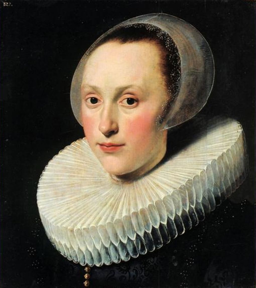Неизвестный художник. Женский портрет. XVII век. Дальневосточный художественный музей