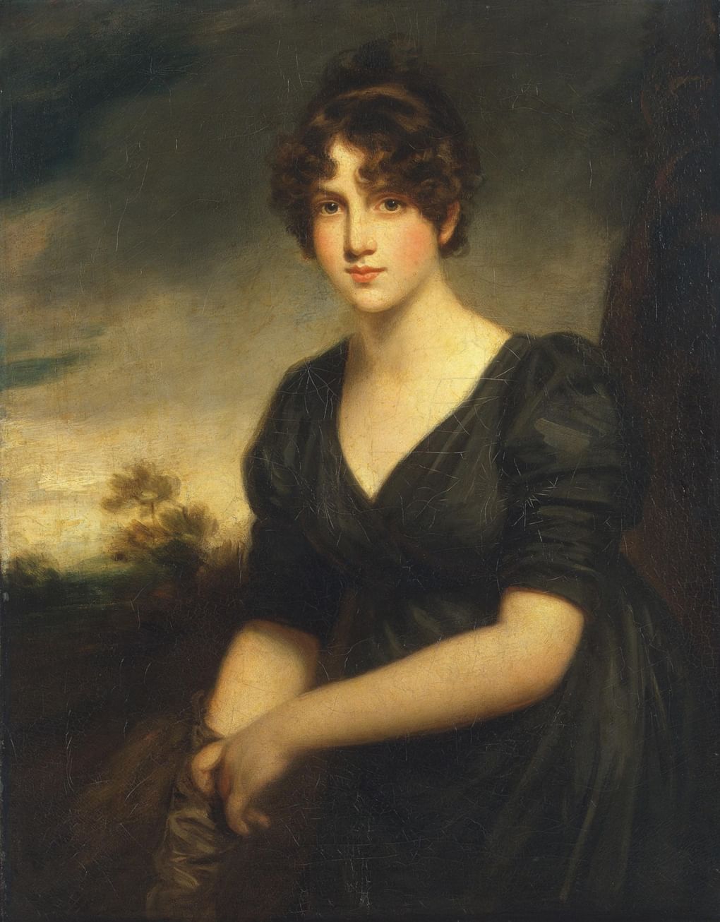 Д. Опи. Женский портрет (Мисс Френсис Винникомб). 1790-е. Эрмитаж