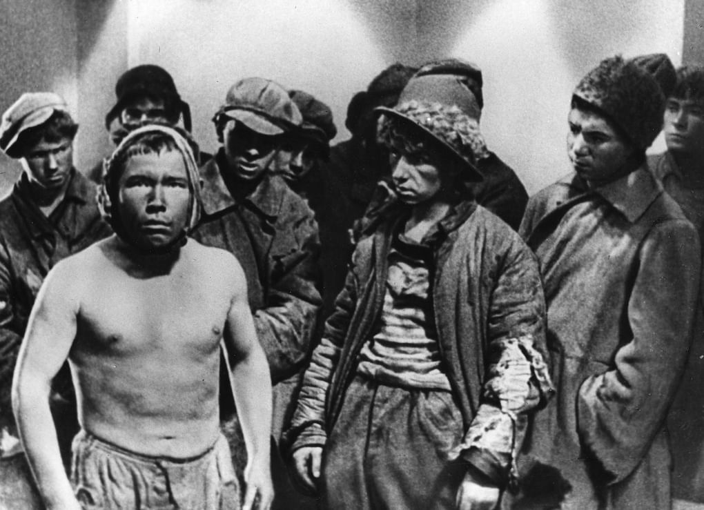 Кадр из фильма «Путевка в жизнь» (1931 г.)
