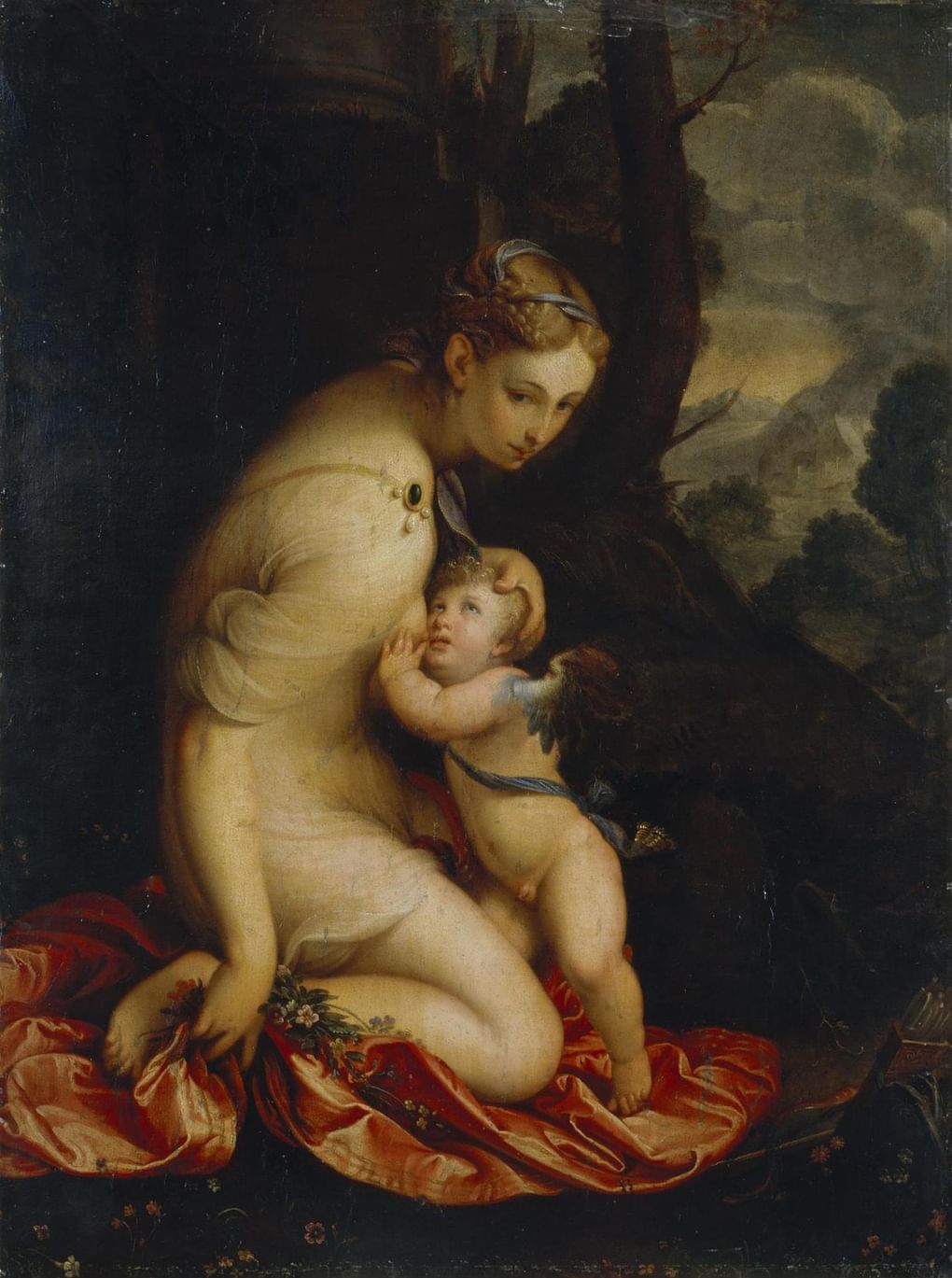 Лавиния Фонтана. Венера, кормящая Амура. 1610-е. Государственный Эрмитаж