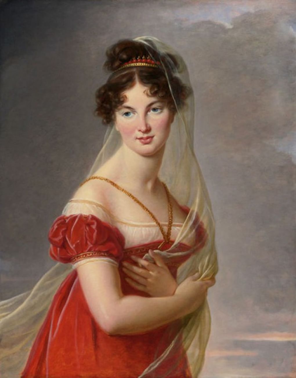 Мари Элизабет Луиза Виже-Лебрён. Портрет Аглаи Давыдовой. 1824. Частная коллекция