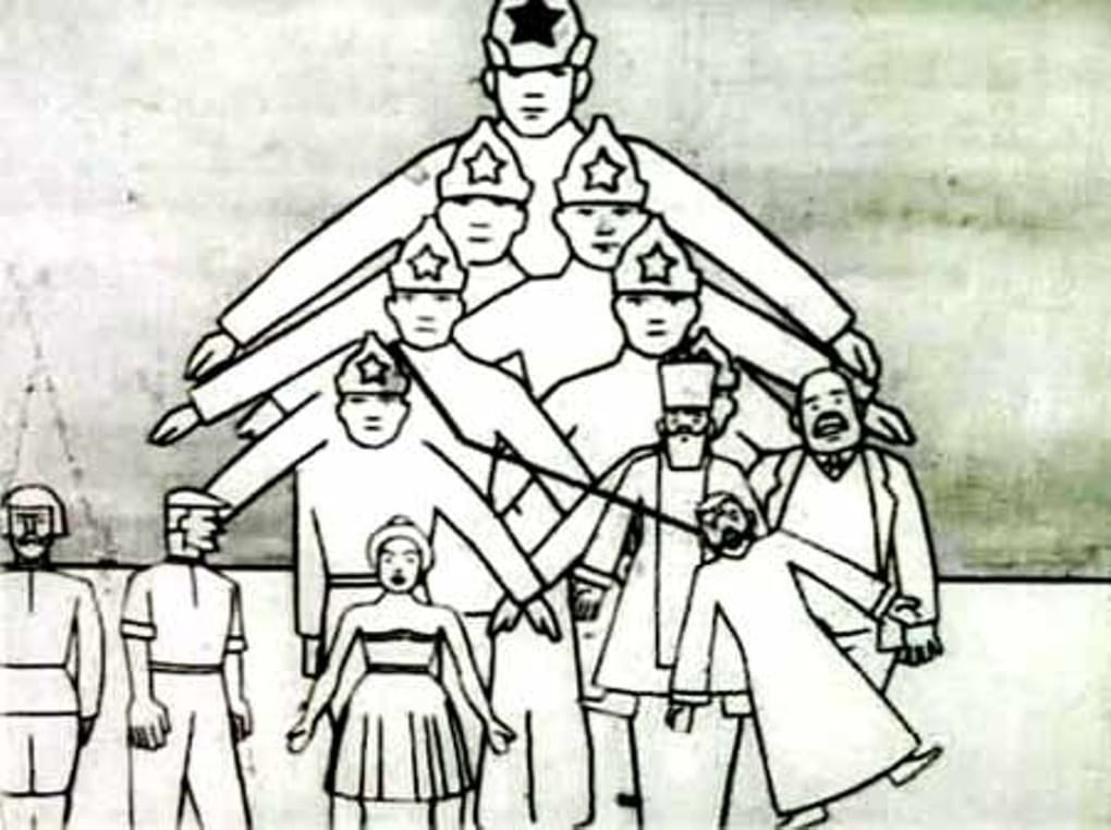 Кадр из мультфильма «Советские игрушки». 1924 год