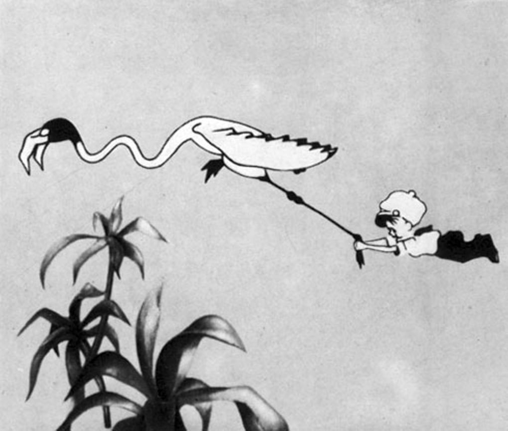 Кадр из мультфильма «Сенька-африканец». 1927 год