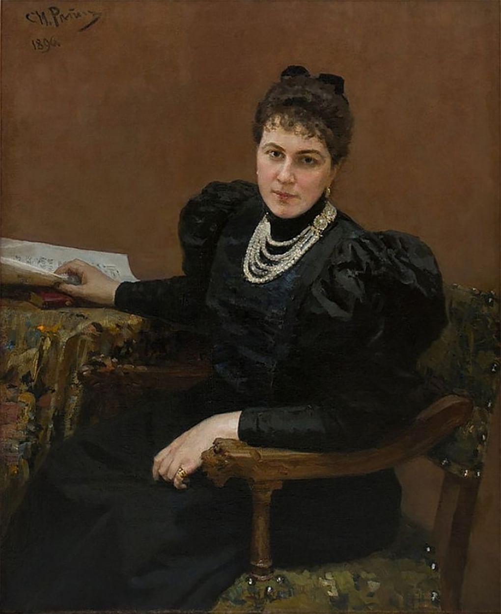 Илья Репин. Портрет Марии Тенишевой. 1896
