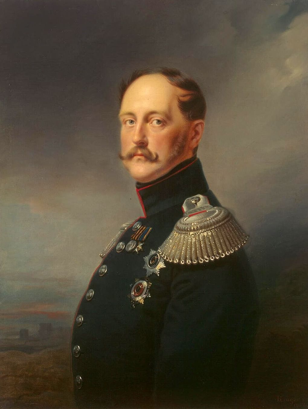 Франц Крюгер. Портрет императора Николая I