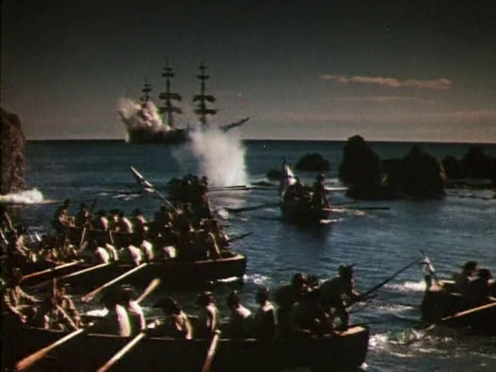 Кадр из фильма «Корабли штурмуют бастионы» (1953)