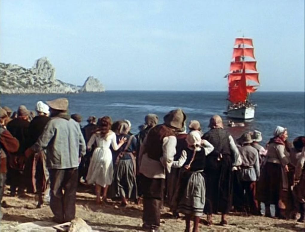 Кадр из фильма «Алые паруса» (1961)