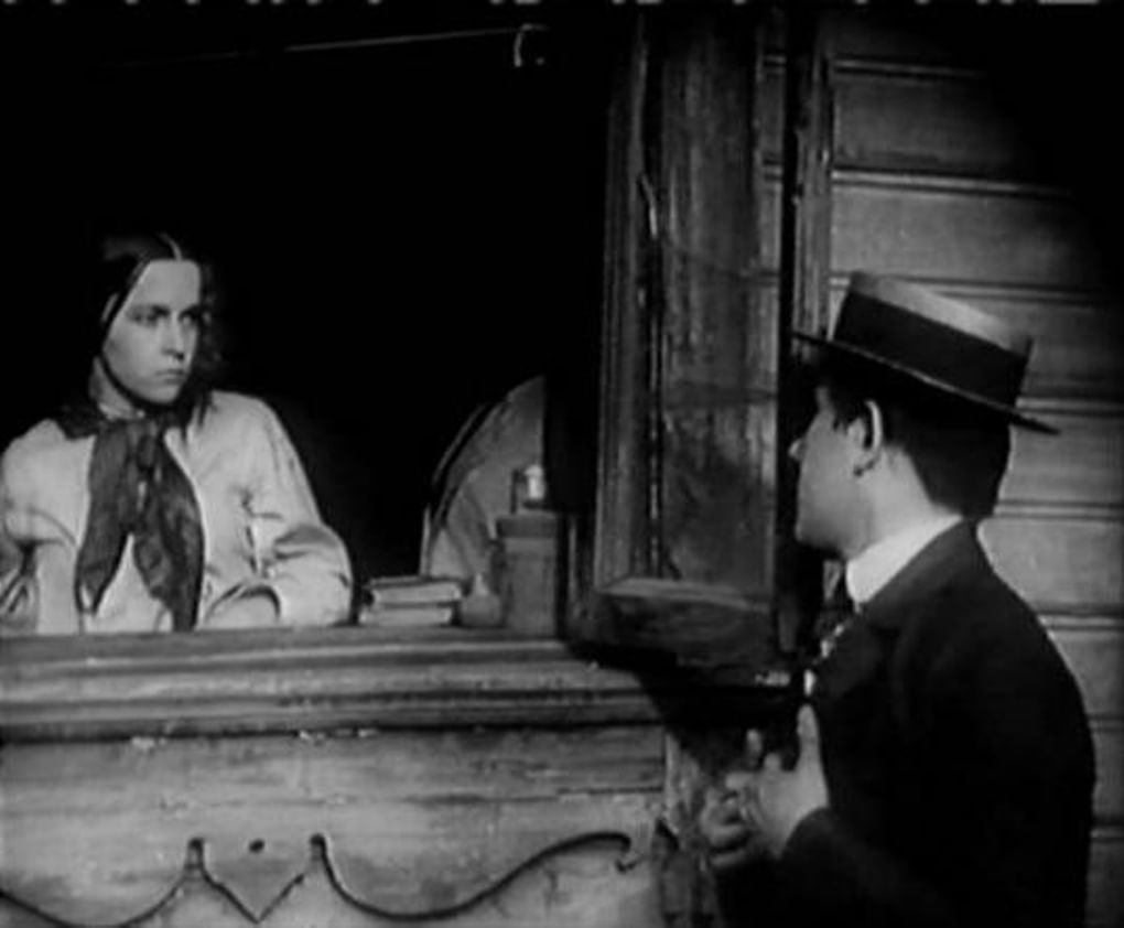 Кадр из фильма «Закройщик из Торжка» (1925)