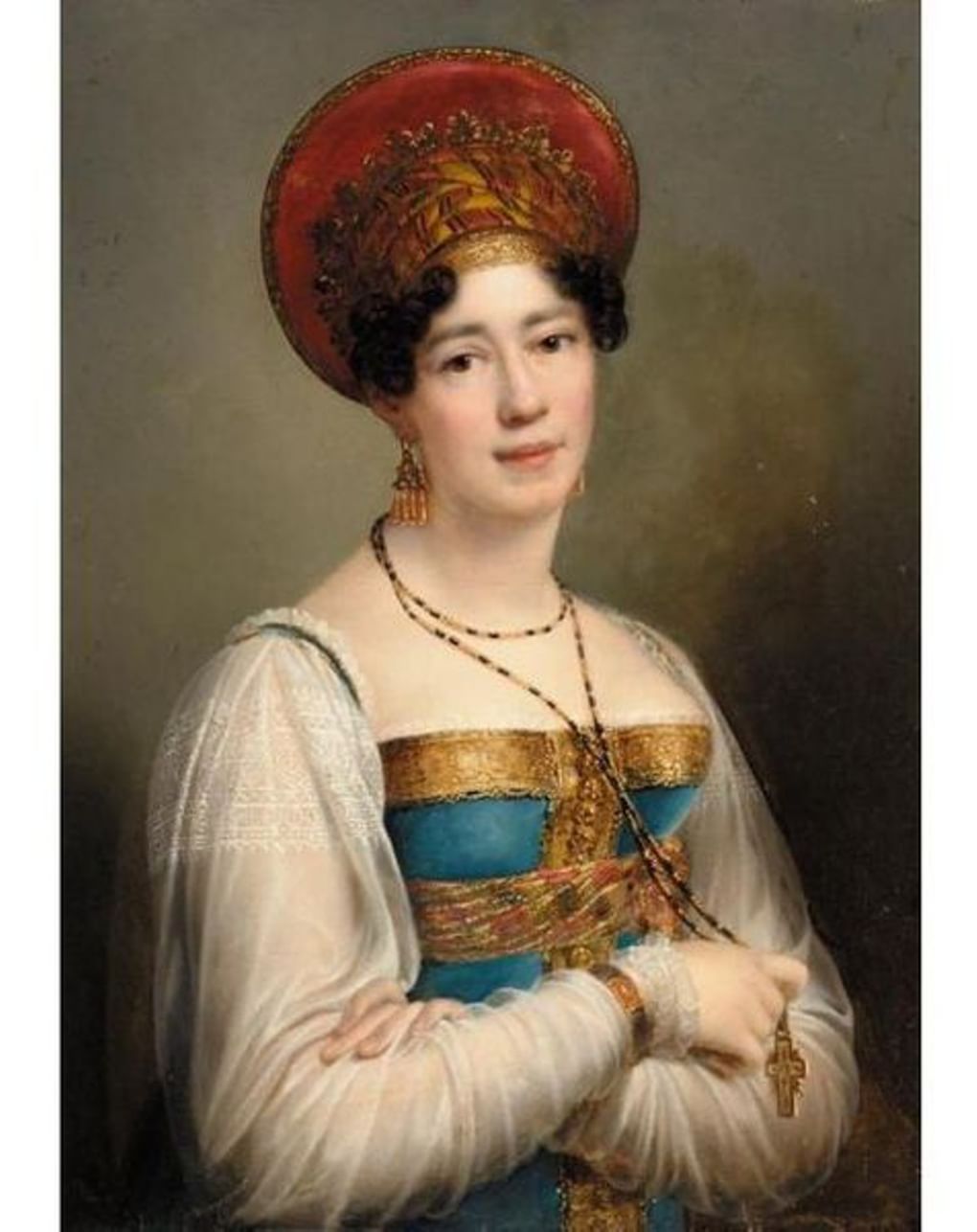 Франсуа Жозеф Кинсон. Портрет Софьи Свечиной. 1816