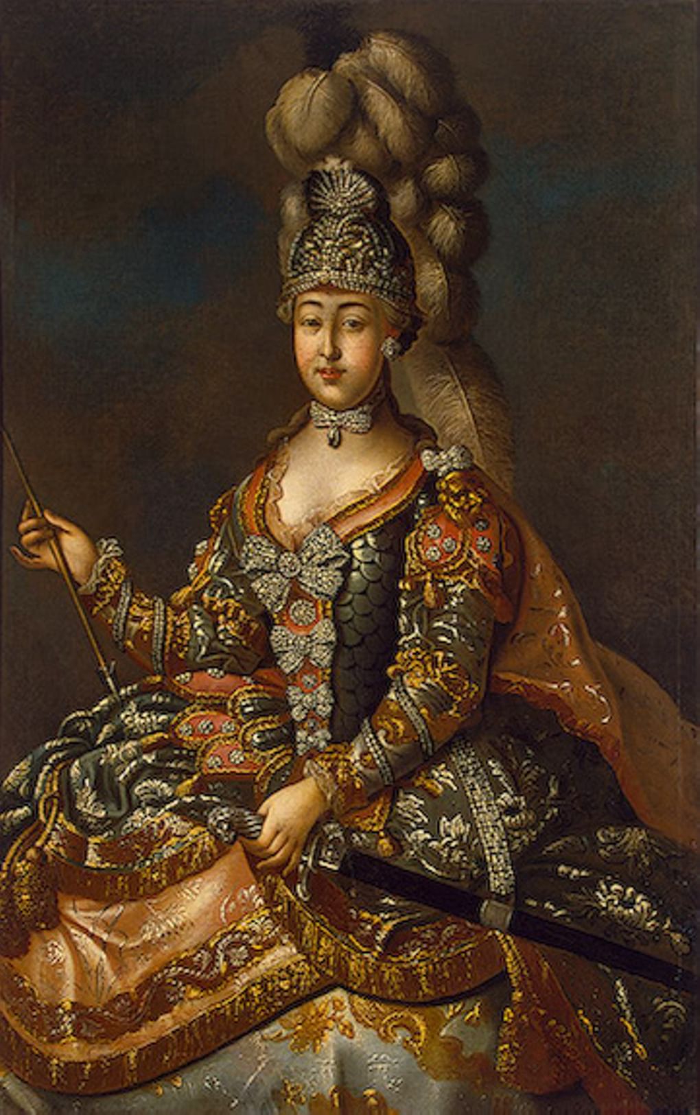 Неизвестный художник. Портрет А.П. Шереметевой. После 1766. ГЭ