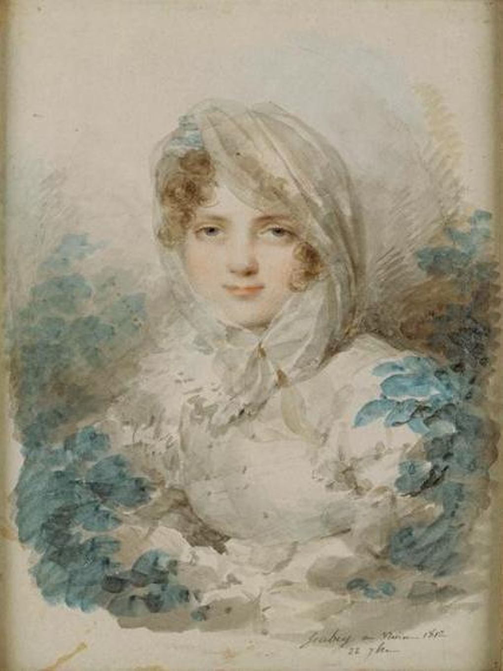 Жан-Батист Изабе. Екатерина Павловна Багратион. 1810-е. Музей Армии, Париж