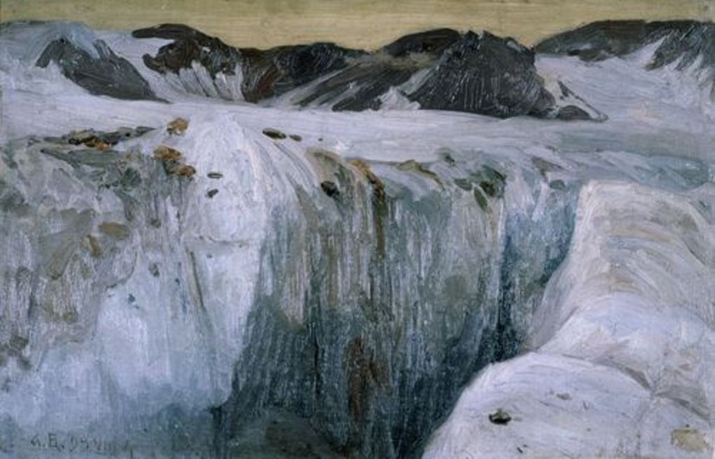Александр Борисов. Ледник Павла Третьякова. 1899