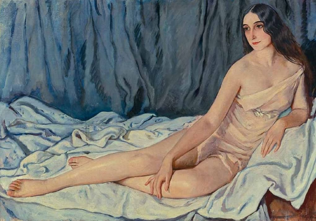 Зинаида Серебрякова. Портрет Веры Фокиной. 1919. Сотбис