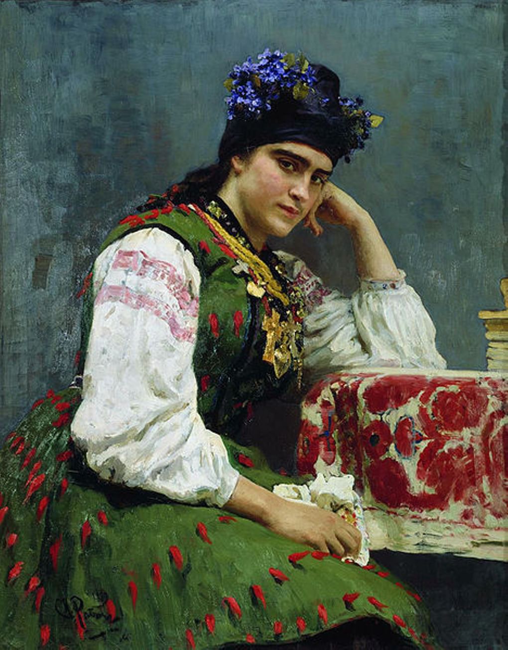 Илья Репин. Портрет Софьи Драгомировой. 1889. ГРМ