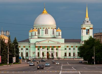 Собор Иконы Божией Матери Знамение в Знаменском монастыре в Курске