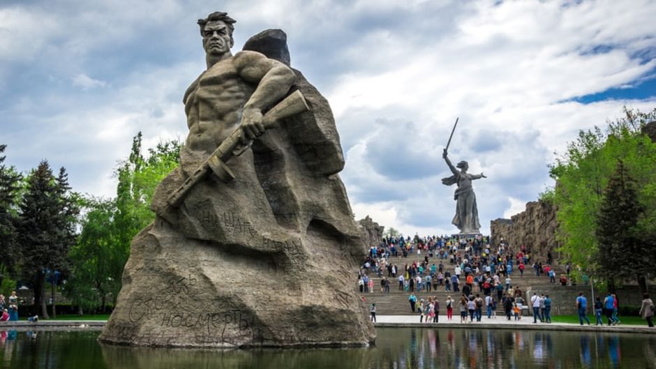 Основное изображение для статьи Мемориальный комплекс «Героям Сталинградской битвы» на Мамаевом кургане