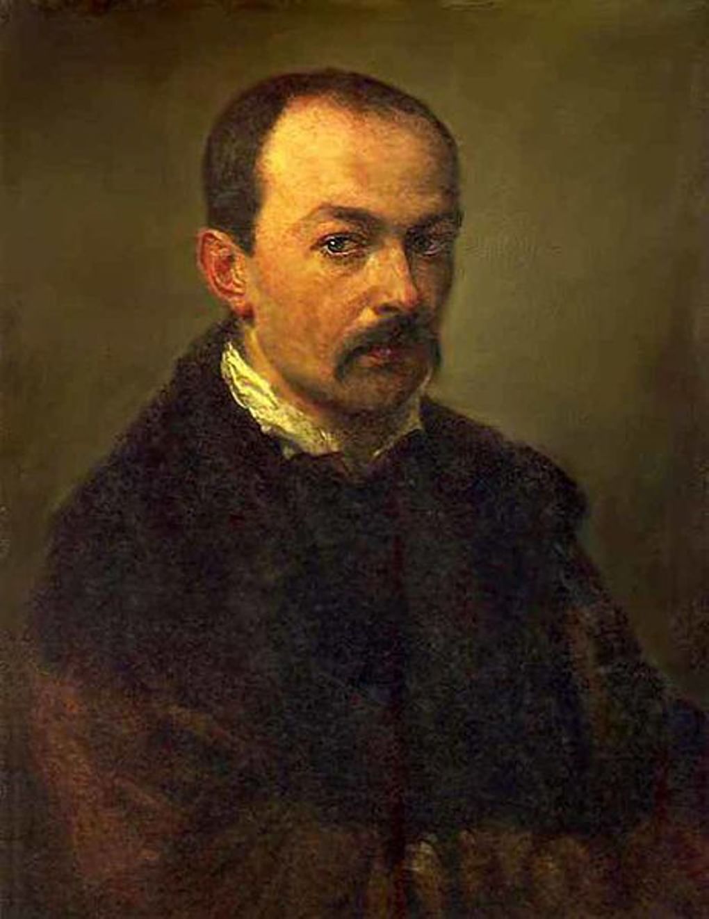 Павел Федотов. Автопортрет. 1848. ГТГ