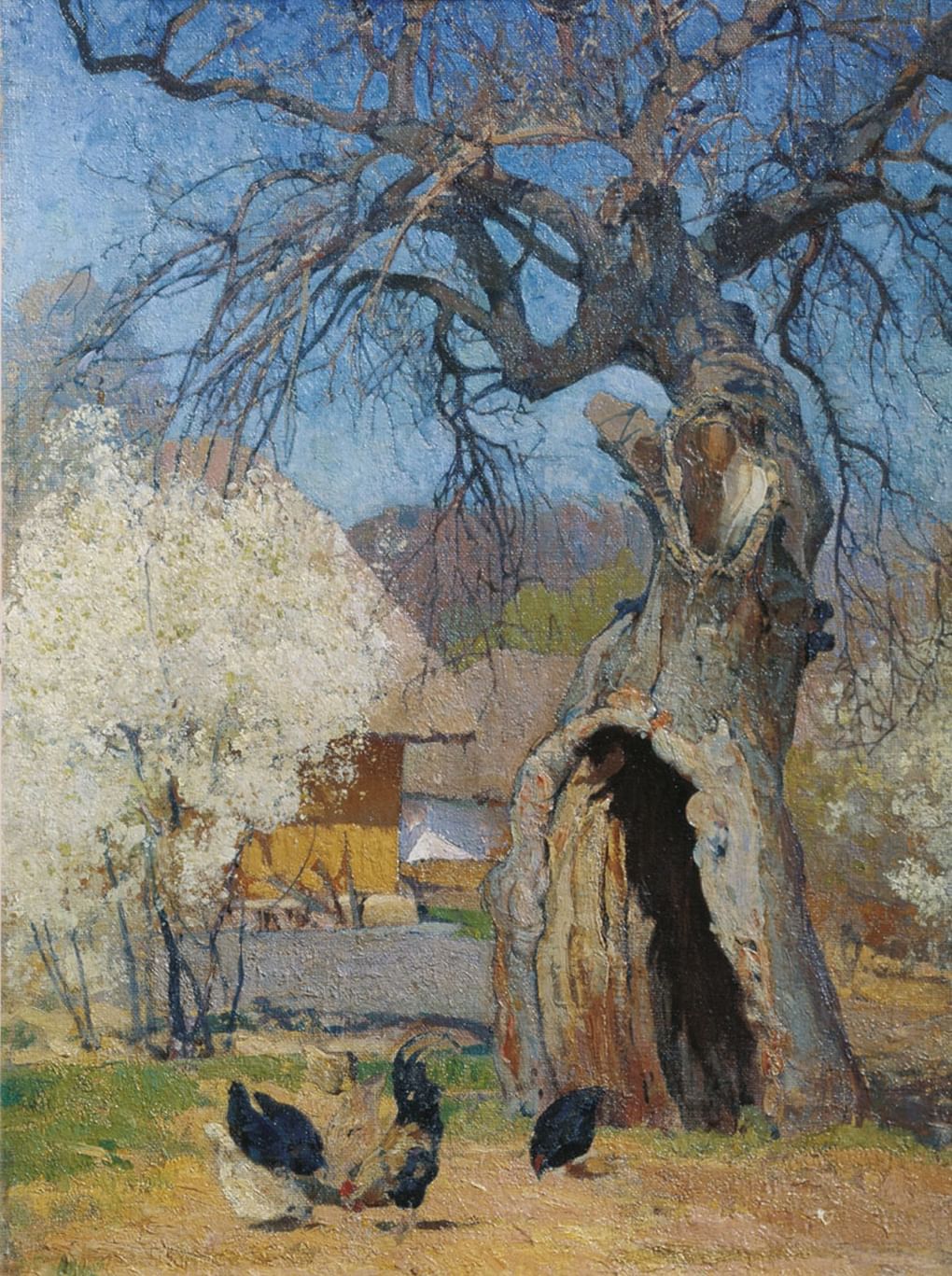 Иван Мясоедов. Дуплистое дерево. Не позже 1953