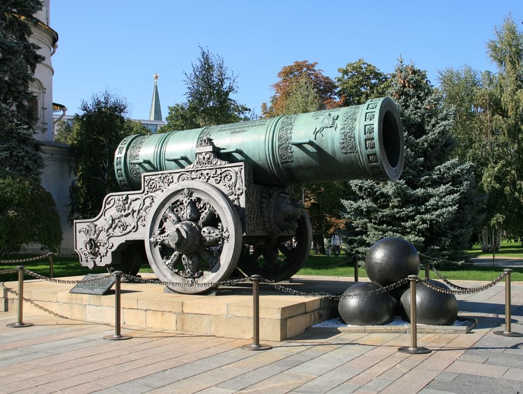 Царь-пушка, Москва. Фотография: Wikimedia Commons