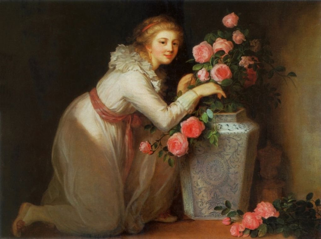 Элизабет Виже-Лебрен. Портрет неизвестной. 1790-е. Галерея Порчинских (Варшава)