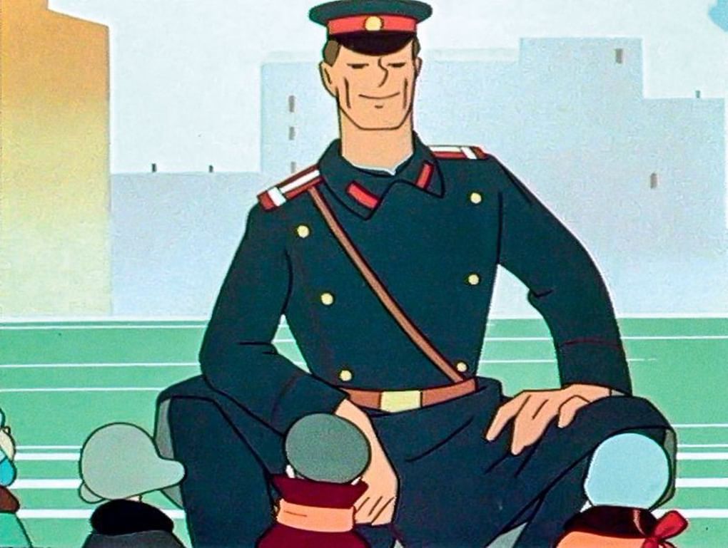 Кадр из мультипликационного фильма «Дядя Стёпа — милиционер» (1964)