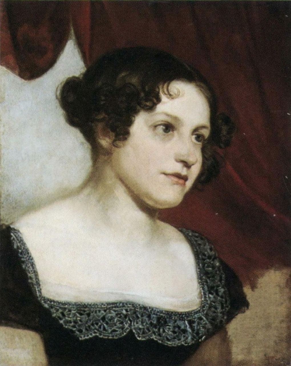 Орест Кипренский. Портрет Анны Фурман. 1815-1816. ГРМ