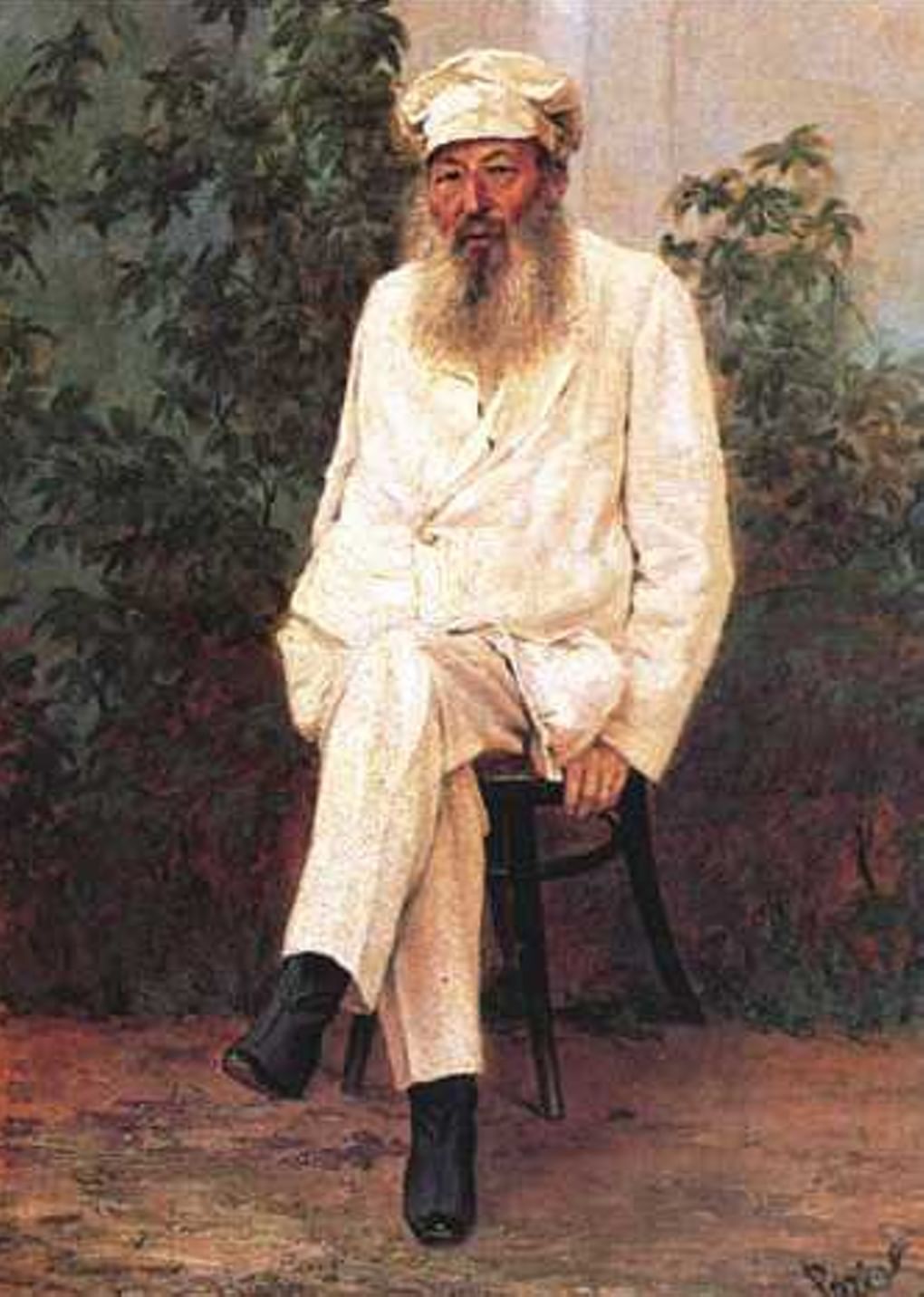 Николай Рачков. Портрет Афанасия Фета. 1880-е