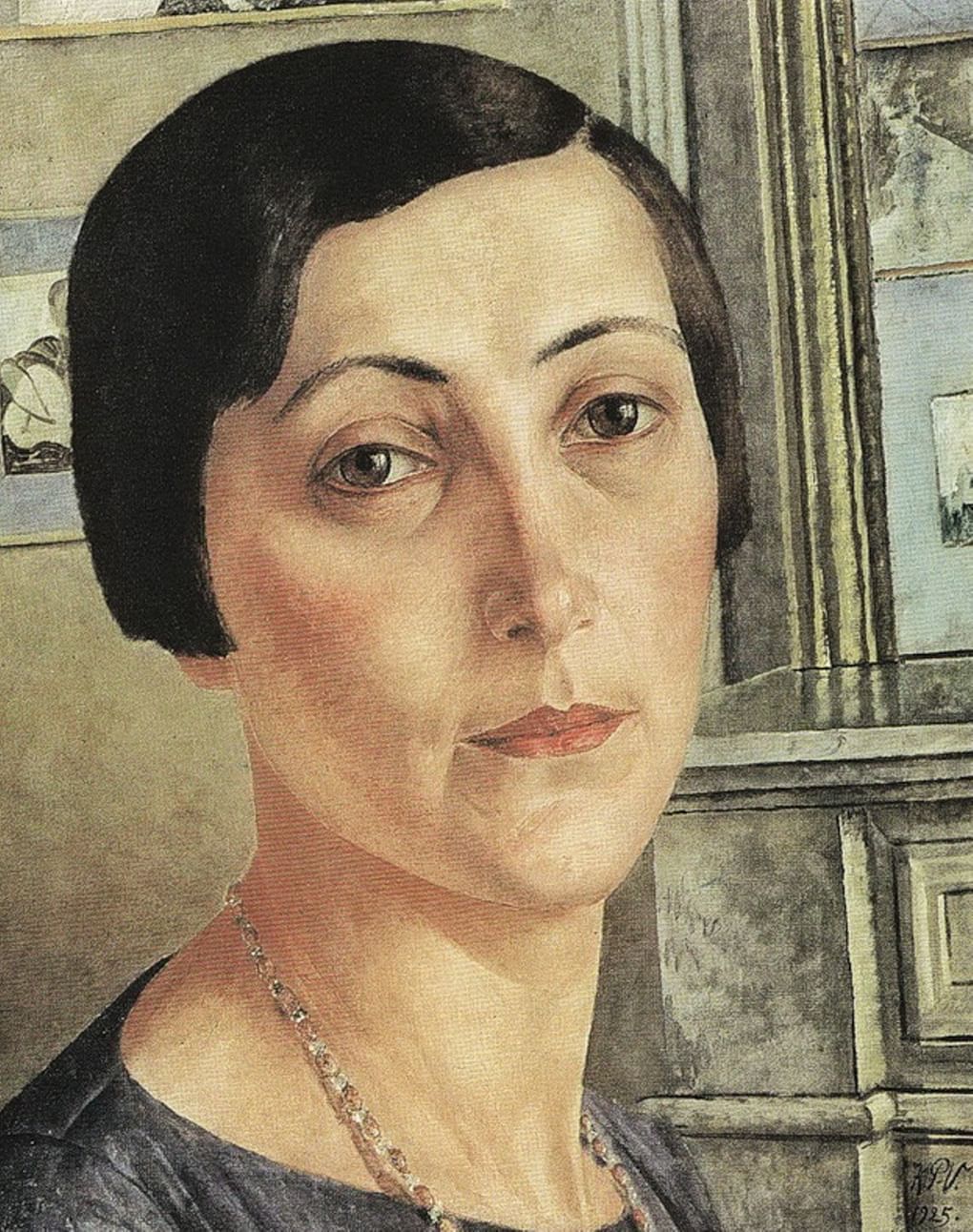 Кузьма Петров-Водкин. Портрет Саломеи Андрониковой. 1925. ГРМ