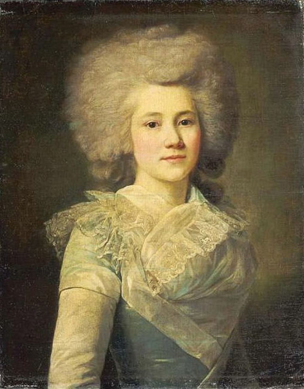 Жан-Луи Вуаль. Портрет Евгении Долгоруковой. 1789. ГМИИ