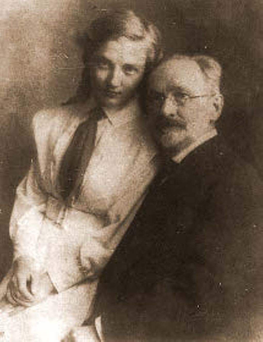 Василий Розанов с дочерью